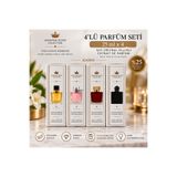 Signature Tester Collection 4’lü Kadın Parfüm Seti 25 ml x 4 – 4 İkonik Koku, Tek Set, %25 Orijinal Esanslı Extrait de Parfum, Yoğun ve Kalıcı