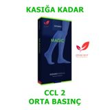 Sigvaris Magic Diz Üstü Kasığa Kadar Varis Çorabı Mg-2 Orta Basınç (475625869) siyah
