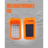 SiHako Güneş Enerjili LED Işıldak – 10000 Mah, Su Geçirmez, 32 Led, Taşınabilir Tasarım - 001-Renkli