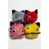SiHako Kedi Tüylü Peluş Anahtarlık