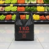 Sihirbaz Shop 1 kg Siyah Atlet Poşet Küçük Boy 26*45 Ebatında Sağlam & Dayanıklı