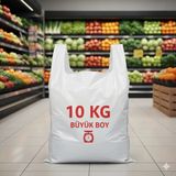 Sihirbaz Shop 10 kg Beyaz Atlet Poşet Büyük Boy 30*56 cm Ebatında Sağlam & Dayanıklı