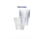 Sihirbaz Shop 1000 Adet Sert Plastik Kristal Bardak Sağlam & Dayanıklı Mika Bardak
