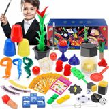 Sihirbazlık Seti - Illüzyon Oyunları Full Set - Sihir Magic Gösteri Seti 5 Parça (4887) - Renkli