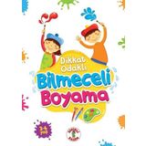 Sihirli Kalem Bilmeceli Boyama-Dikkat Odaklı 3-6 Yaş