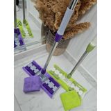 Sihirli Mandallı Teleskobik Mop Set + Yedek Mop