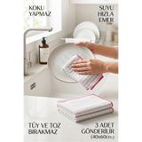 SİHİRLİ MOP Bulaşık Kurulama Bezi Yüksek Emiş Kapasitesi Koku Yapmaz Leke Bırakmaz 40x60cm (3 Adet)