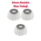 SİHİRLİ MOP Döner Başlıklı Mop Yedeği Yedek Paspas 3 Adet