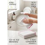 Sihirli Mop Mikrofiber Bulaşık Kurulama Bezi 40 x 60 cm Koku Yapmaz 3'lü Yüksek Emiş Güçlü