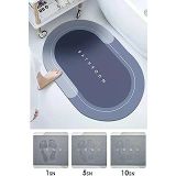 Sihirli Paspas Su Emici Banyo Paspası Kaymaz Tabanlı Abdest Paspası 3,5 Mm 40x60cm
