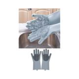 Sihirli Silikon Bulaşık Eldiveni Tırtıklı Magic Gloves Eldiven cok-renkli