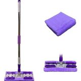 Sihirli Spin Mop Teleskopik Çok Amaçlı Mop +1 Bez Hediyeli - Mor (5250)