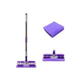 Sihirli Spin Mop Teleskopik Çok Amaçlı Mop +1 Bez Hediyeli - Mor (5440)