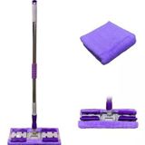 Sihirli Spin Mop Teleskopik Çok Amaçlı Mop +1 Bez Hediyeli - Mor Go53/02663