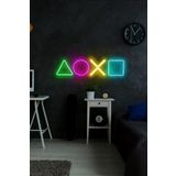 sihirli tabela - Play Station - Led Dekoratif Duvar Aydınlatması Neon Duvar Yazısı Sihirli Led Mesajlar -neongraph