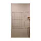 Sihirli Tahta Aylık Plan 100X100CM Sihirli Akıllı Statik Kağıt Tahta + Kalem Hediye