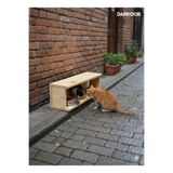 SihirliEkran Kedi mama kabı, sokak kedileri için mama kabı yağmurdan korumalı mama kapı, mama kabı standı