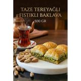 Siirt Doğal Gıda Taze Tereyağlı Fıstıklı Baklava 500 Gr