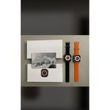 Şık 49MM Akıllı Saat, Ios ve Android Uyumlu, Çift Kordon, Gümüş Kasa, Yüksek Ekran - Seçenek 1 - Altın - Gümüş - Bakır