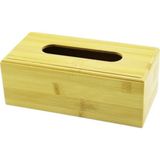 Şık Ahşap Bambu Peçetelik Kutu 11.5X23 cm