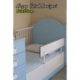 Şık Ahşap Yatak Bariyeri 80X30, Güvenli ve Dayanıklı Tasarım - Seçenek 1