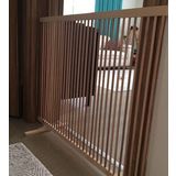 Sık Aralıklı Ahşap Köpek Çiti (Yükseklik 70 Cm.)