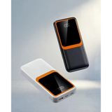 Şık Beyaz Powerbank 10000 Mah Çift Usb Çıkışlı Type-C Girişli