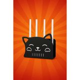 Şık Dekoratif Duvar Organizer, 22X15 Wi-Fi Router Saklama Kutusu - Seçenek 1 - Ahşap