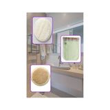 Şık Kalıp %100 Doğal Kabâk Lifi Vücud Için + Yüz Kabak Lifi + Kelebek Kese Kalın 3'lü Banyo Hamam Seti