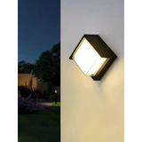 Şık Led Duvar Aplik, 15W, 1500 Lümen, 3200K, Gün Işığı, Ip44, Siyah
