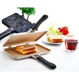 Şık Mutfakçı Padella Döküm Granit Vizon El Tost Makinası Tostçu - 23 cm
