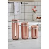 Şık Rosegold Kavanoz ve Saklama Kabı Seti, Estetik ve Kullanışlı Tasarım - Seçenek 1
