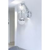 ŞIK SARKIT LED APLİK KROM KRİSTAL TAŞLI