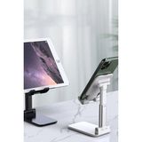 Şık Siyah Çok Amaçlı Tablet ve Telefon Tutucu Stand - Ahşap - Seçenek 1