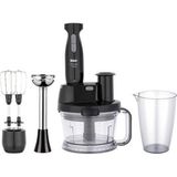 Şık Siyah Trella Blender Seti, Pratik ve Kullanışlı Ev Aleti - Ahşap