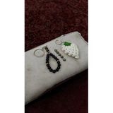 Şık Tasarım El Örmesi Ve Cam Boncuk Anahtarlık Bileklik+7 Adet Harf