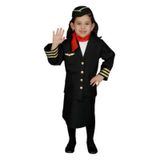 Şık Tasarım Pilot Kız Çocuk Kostümü