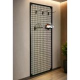 Sık Telli Tel Raf - Tel Pano Stand, Duvar Askılığı 100X200 Cm Teşhir
