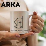 Şık ve Dayanıklı Büyük Boy Kupa Bardak, Sıcak Içecekler Için Ideal - Seçenek 1
