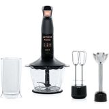 Şık ve Kullanışlı El Blender Seti, Siyah Renkte, Pratik Mutfak Arkadaşı