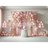 Şık ve Neşeli Arka Plan 200X150CM; Parti Temasıyla Renkli Balonlar, Stüdyo Fonu
