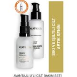 Sıkı ve Parlak Cilt Kolajen Seti | Anında Soyulan Peeling 100ML + Kolajenli Serum 30ML - Tek Ebat