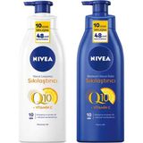 Sıkılaştırıcı Vücut Losyonu Q10 + C Vitamini, 400 Ml, 48 Saat Nemlendirme, 10 Günde Sıkılaşma, Normal Ciltler Için + Nıvea Sıkılaştırıcı Vücut Sütü Q1