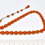 Sıkma Kehribar Tesbih Beyzi Kesim 8 * 11 mm (khr-13016)
