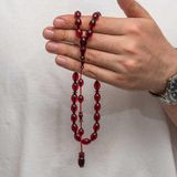 Sıkma Kehribar Tesbih SL8091