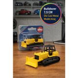 Siku 1295 Metal Paletli Buldozer İş Makinesi Mini Oyuncak Dozer Koleksiyon Sarı Modeli Klasik 7.5 CM