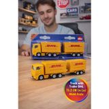 Siku DHL TIR Kamyon Römorklu Diecast Oyuncak Model Koleksiyonluk Metal Çekici Dorse Lisanslı 15.2 CM
