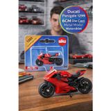 Siku Ducati Panigale 1299 Kırmızı Metal Oyuncak Motosiklet Die Cast Koleksiyon Mini Model 6 CM