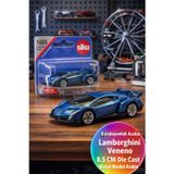 Siku Lamborghini Veneno Metal Model Araba Diecast Oyuncak Koleksiyon Süper Spor Araba Mavi 8.5 CM
