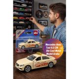 Siku Mercedes-Benz E350d Taxi 1502 Metal Oyuncak Araba Açılır Kapı Die Cast Model - 8.5 CM